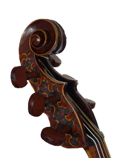 Eight-foot violone from Oskar Kappelmeyer - Detail