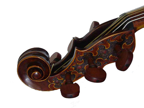 Eight-foot violone from Oskar Kappelmeyer, Passau